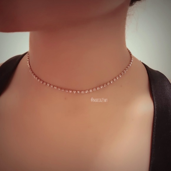 🛍NEW⚡️Sparkling Diamond Choker - Picture 6 of 8